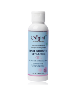 Vigini Natural 1% Redensyl Hair Growth Regrowth Nourish Scalp Tonic Revitalizer Control Fall Men Women Hair Oil (100 ml) | DHT Blocker Nourishing Anti-Fall Loss Thinning Damage