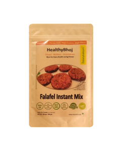 BANAMIN HealthyBhoj Falafel Instant Mix (100 gm x 2) | Gluten Free | Low GI | High Protein | High Fibers | Any Time Snacks