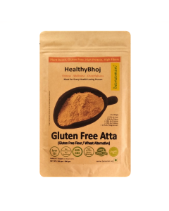 BANAMIN Low GI, Gluten Free Atta (500g) | High Protein & Fibers| Weight Loss| Diabetic Friendly | Wheat alternative
