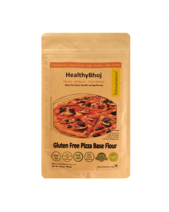 BANAMIN Gluten Free, Low GI PizzaBase Flour (100g x 3) | High Protein | High Fibers | Weight Loss | Wheat Alternative