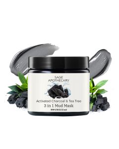 Activated Charcoal & Tea Tree 3 in 1 Mud Mask
