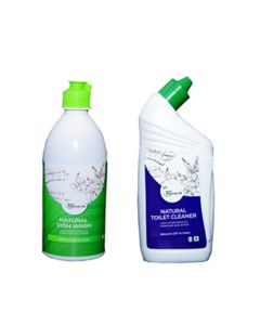 EcoSwachh 3R Sparking Combo - Dish Wash 550ml and Toilet Cleaner 500ML 