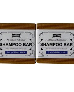 GOLI SODA All Natural Probiotics Shampoo Bar For Normal Hair (Pack Of 2)