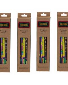 GOLI SODA Upcycled Multicolor Newspaper Pencils (Pack of 20)