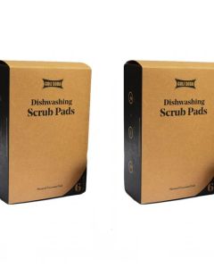 GOLI SODA Natural Coconut Coir Dishwashing Scrub Pads - Combo Pack Of 12 Scrubs
