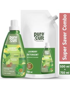 PureCult Liquid Laundry Detergent Refill Combo (500ml & 750ml)