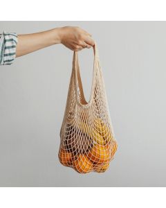 Eco Friendly Reusable And Washable Cotton Mesh Shopping Bag