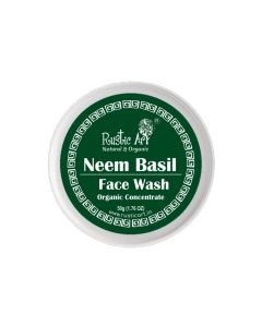 Organic Neem Basil Face Wash Concentrate by Rustic Art