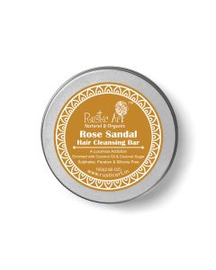 Rustic Art Rose Sandal Hair Cleansing Bar (Shampoo Bar)