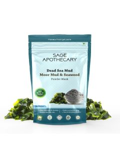 Sage Apothecary Dead Sea Mud Moor Mud & Seaweed Powder Mask 100 GM